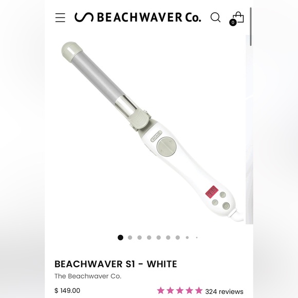 Beachwaver S1 self rotating 1" barrel curling wand - Picture 3 of 6